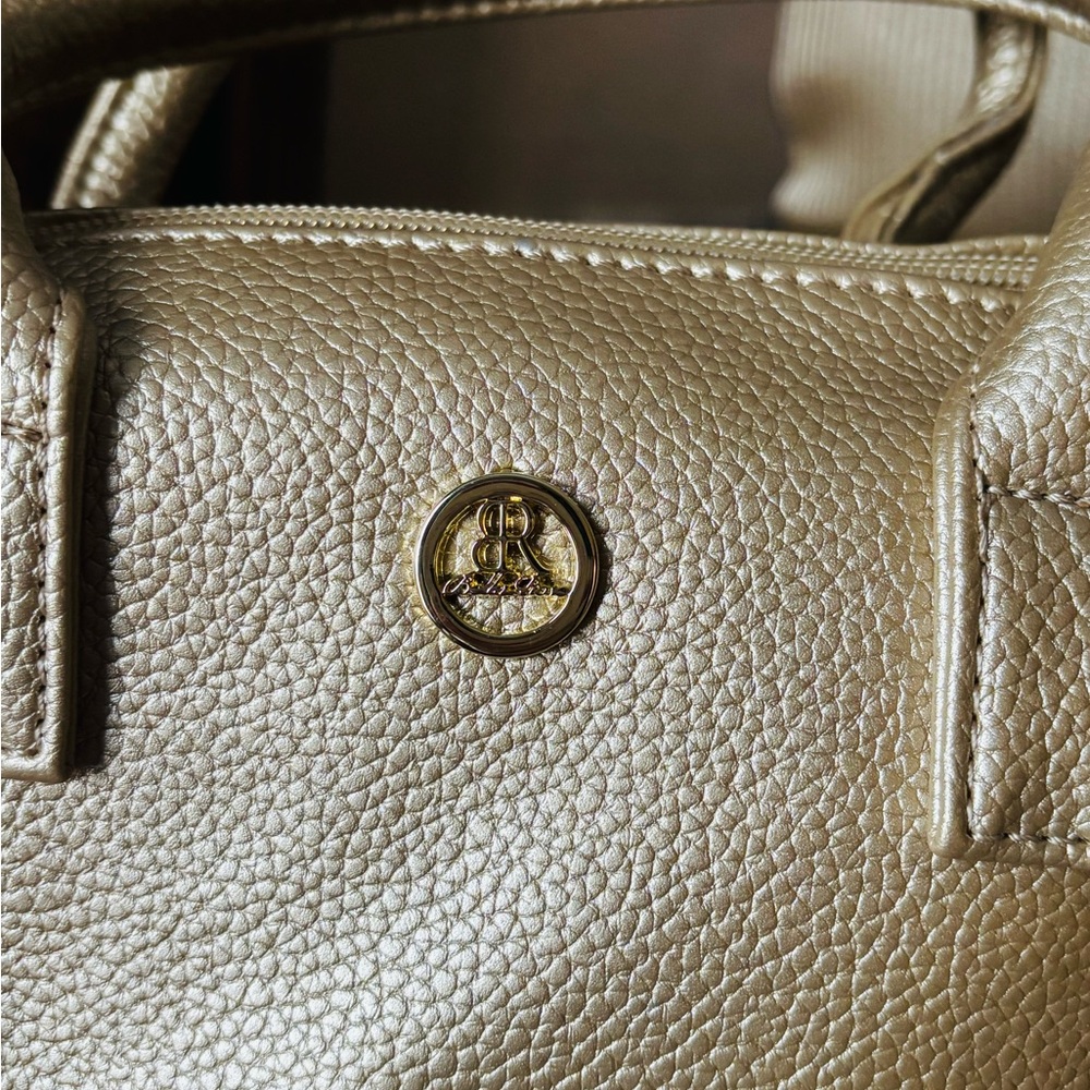 Bella Rose Closet Elegant Gold Satchel 3 Piece - Picture 14 of 16